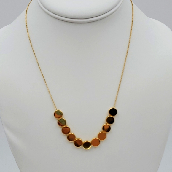 Gorjana Jewelry Gorjana Gold Plated Discs Necklace Poshmark